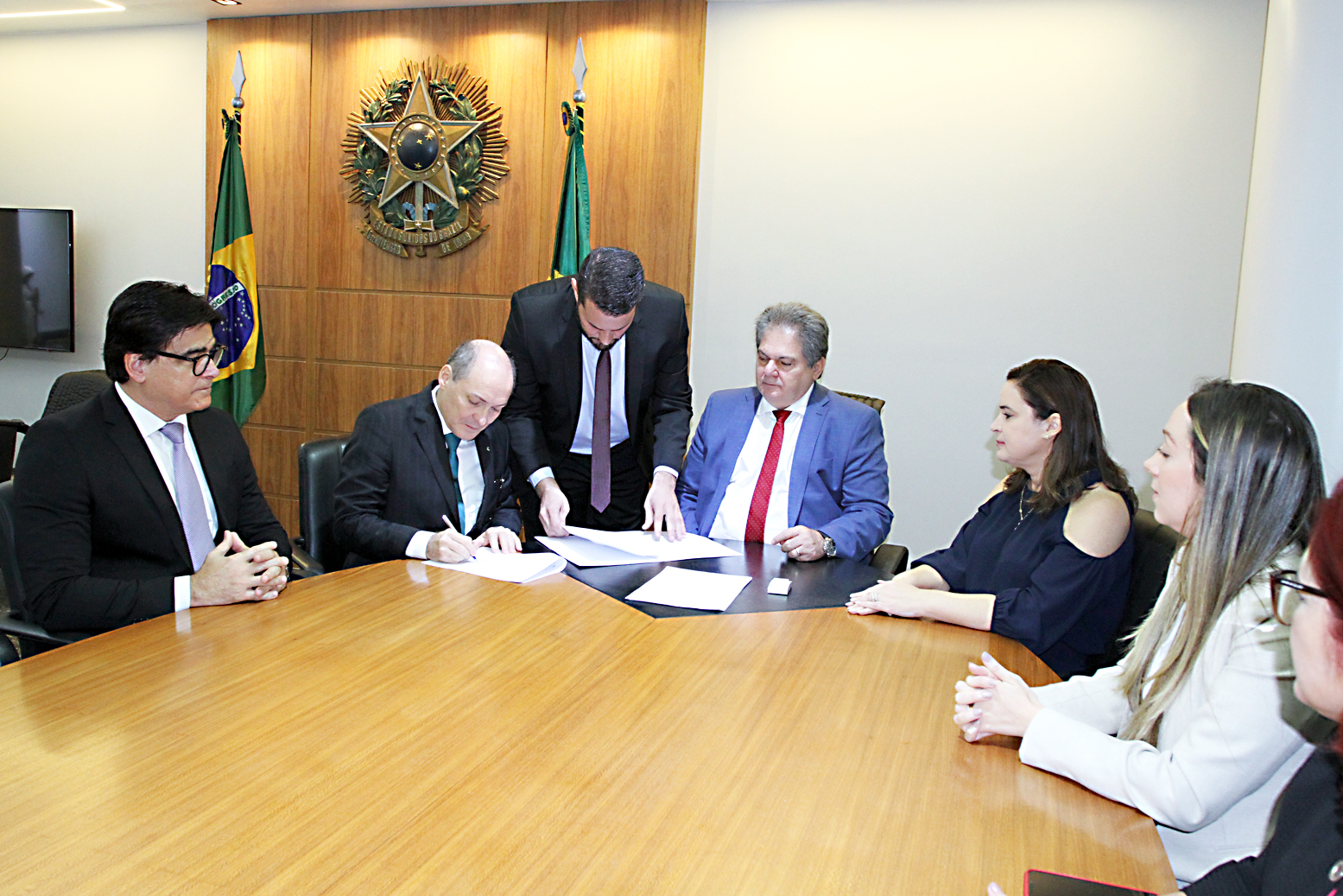 Assinatura do termo de cooperação técnica com a Justiça Federal