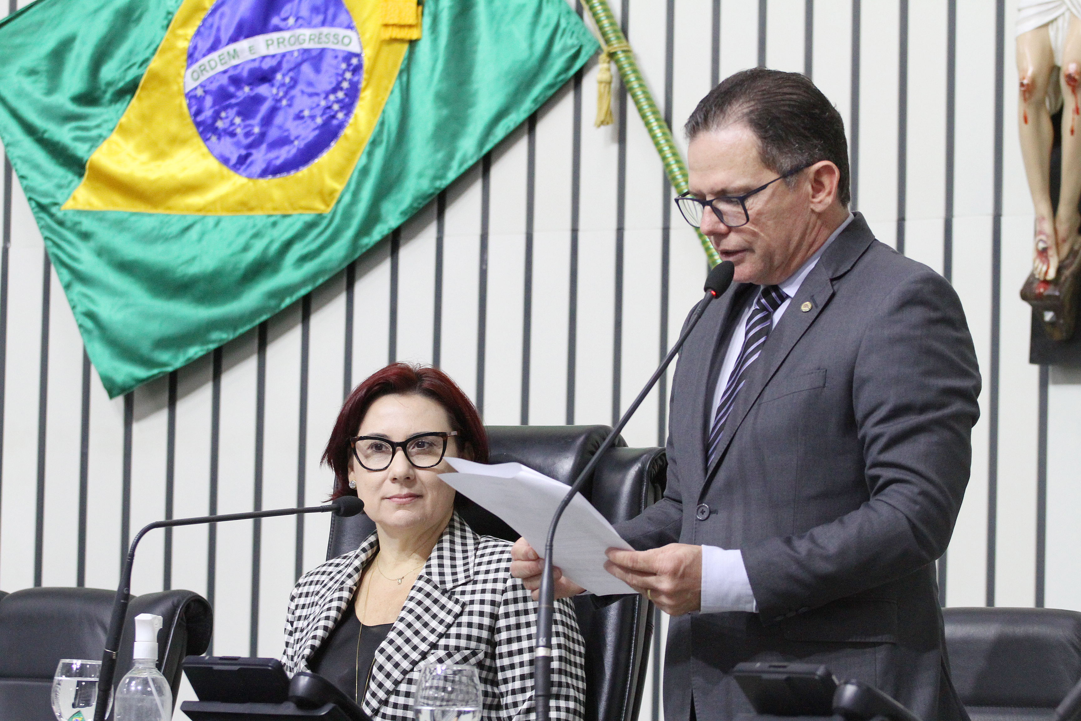 Abertura dos trabalhos da sessão legislativa desta quarta-feira