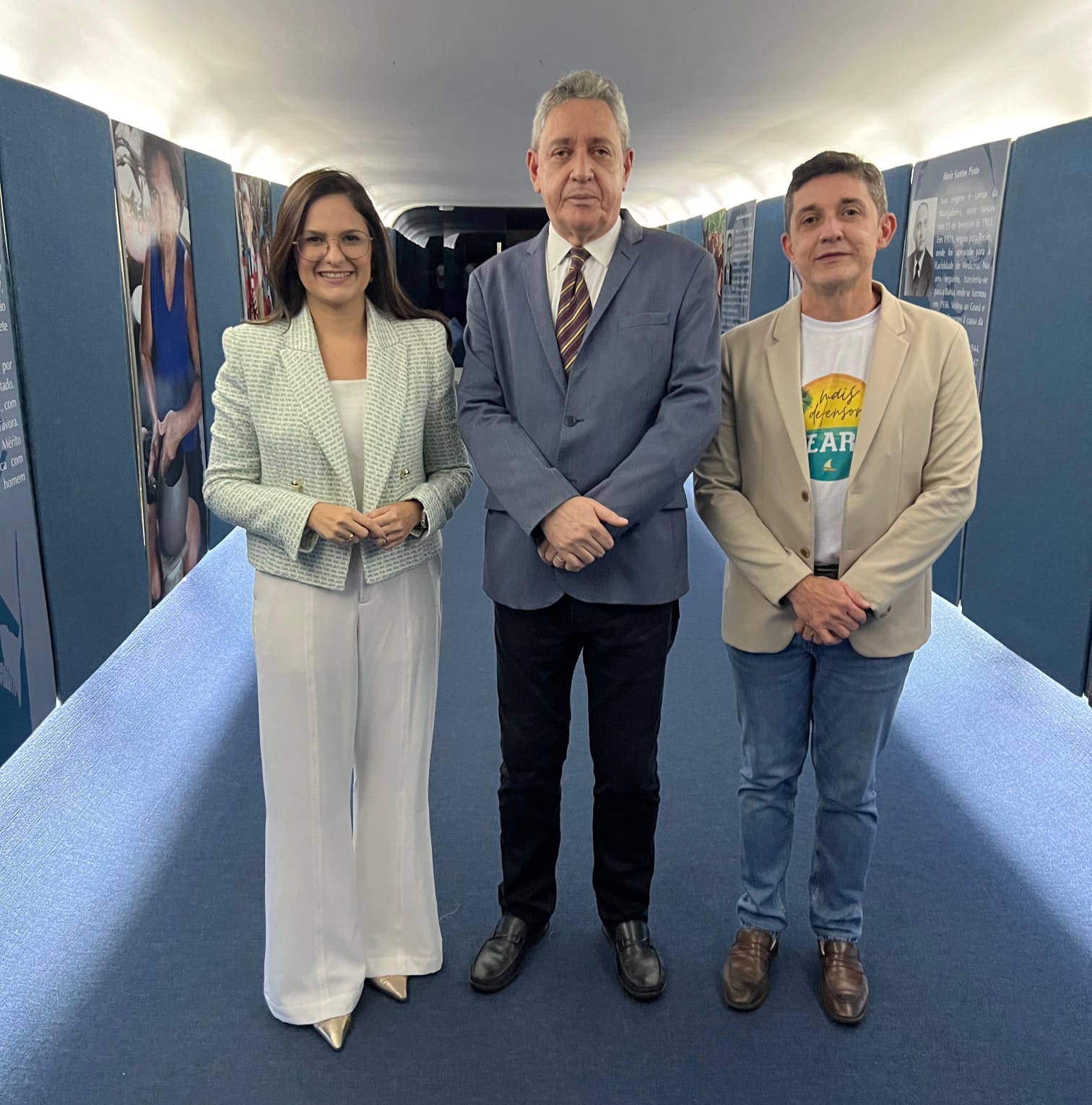 Samia Farias, Renato Abreu e Luís Fernando de Castro da Paz