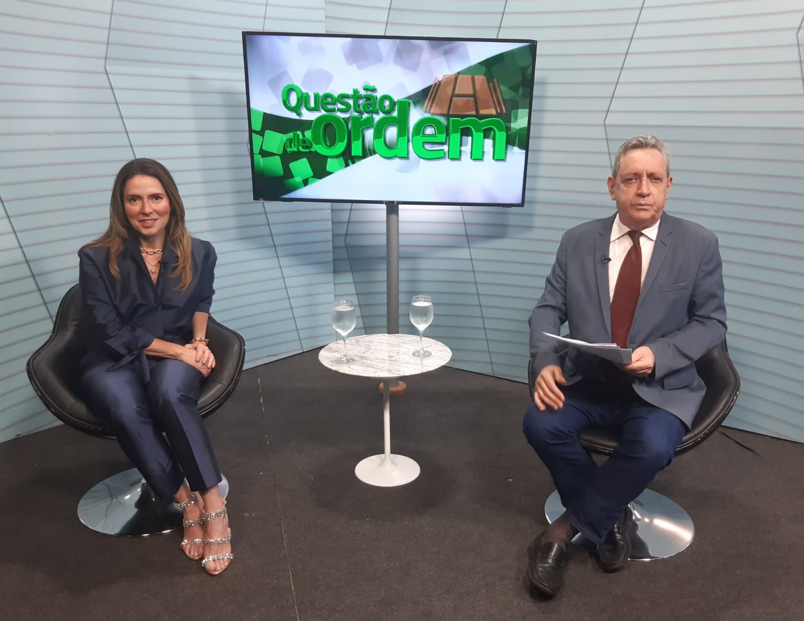 Arquiteta Águeda Muniz e jornalista Renato Abreu