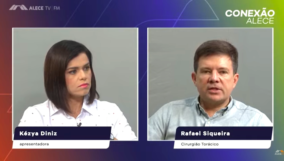 Conexão Assembleia recebeu o médico e cirurgião torácico, Rafael Siqueira