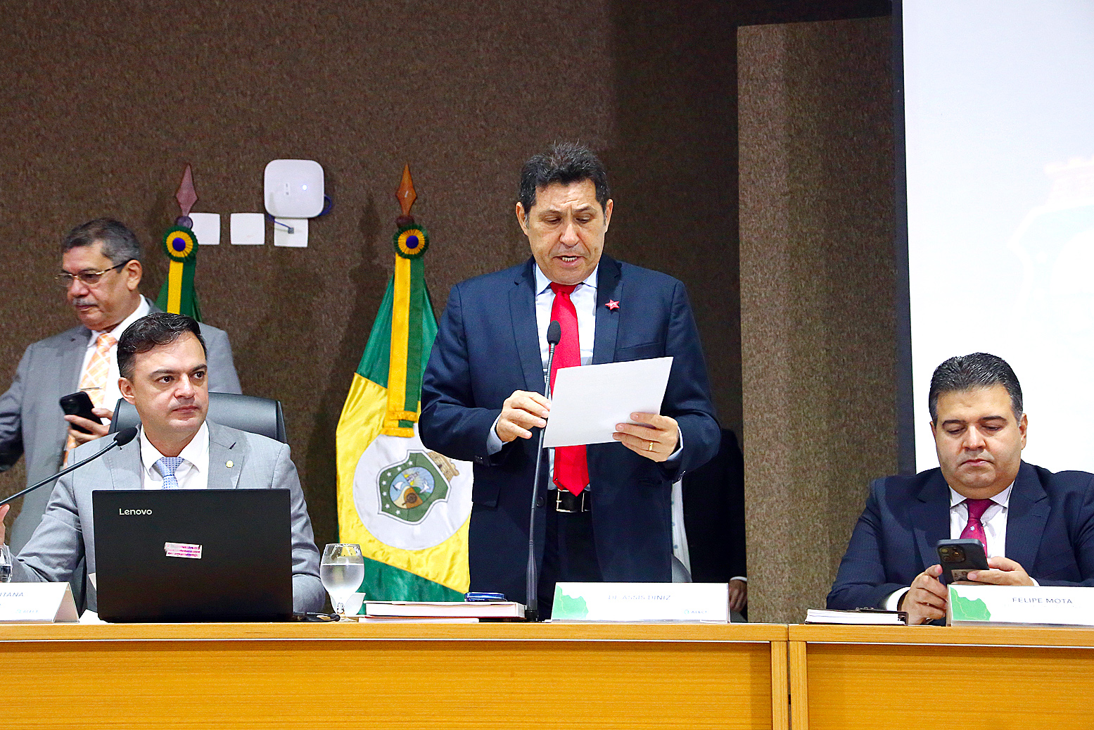 Abertura da sessão legislativa desta terça-feira