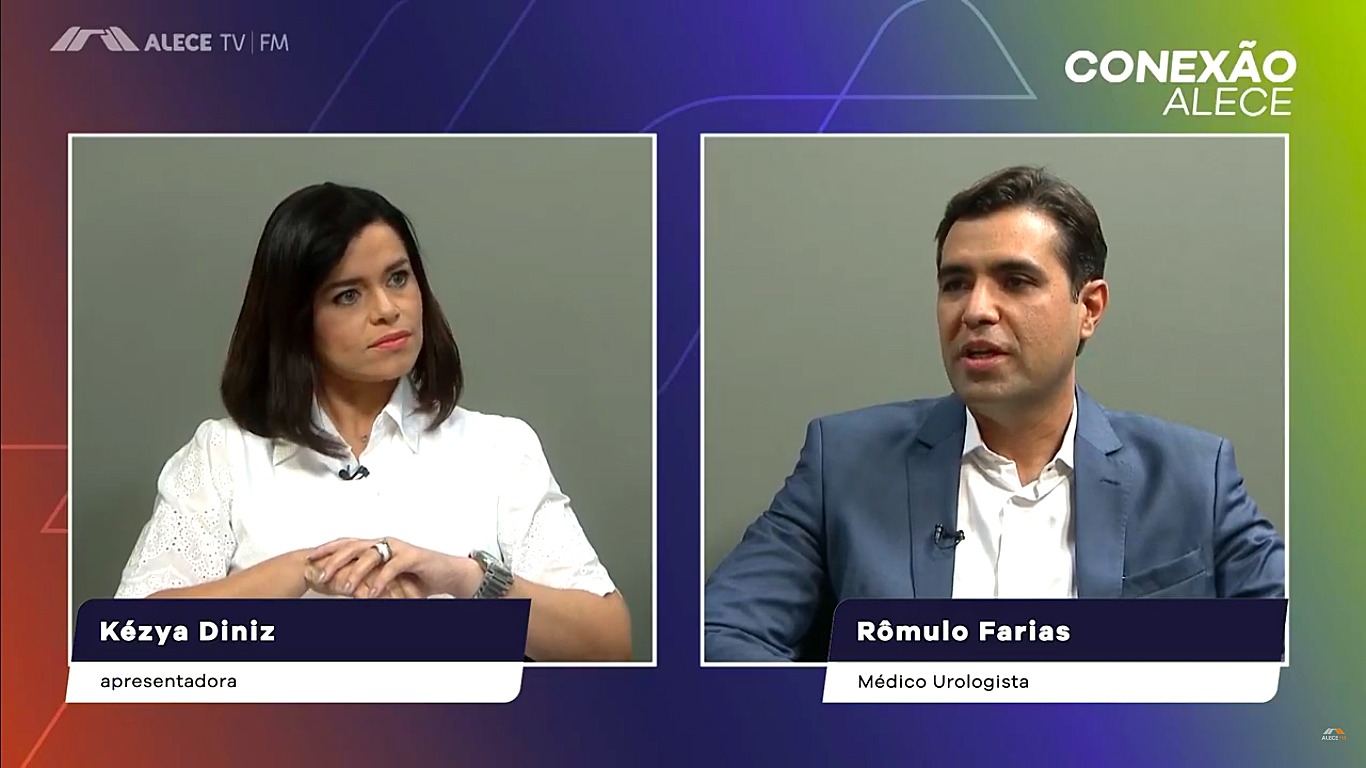 Kézya Diniz entrevista o médico urologista, Rômulo Farias