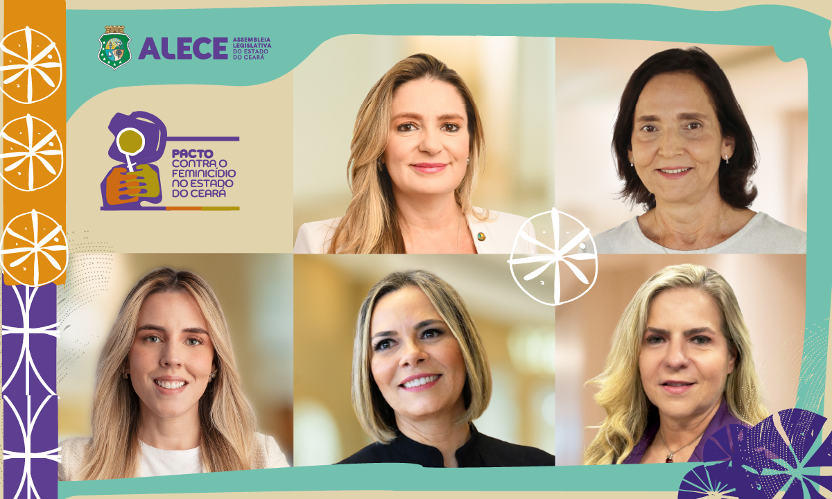 Homenageadas durante lançamento do Pacto contra o Feminicídio no Ceará