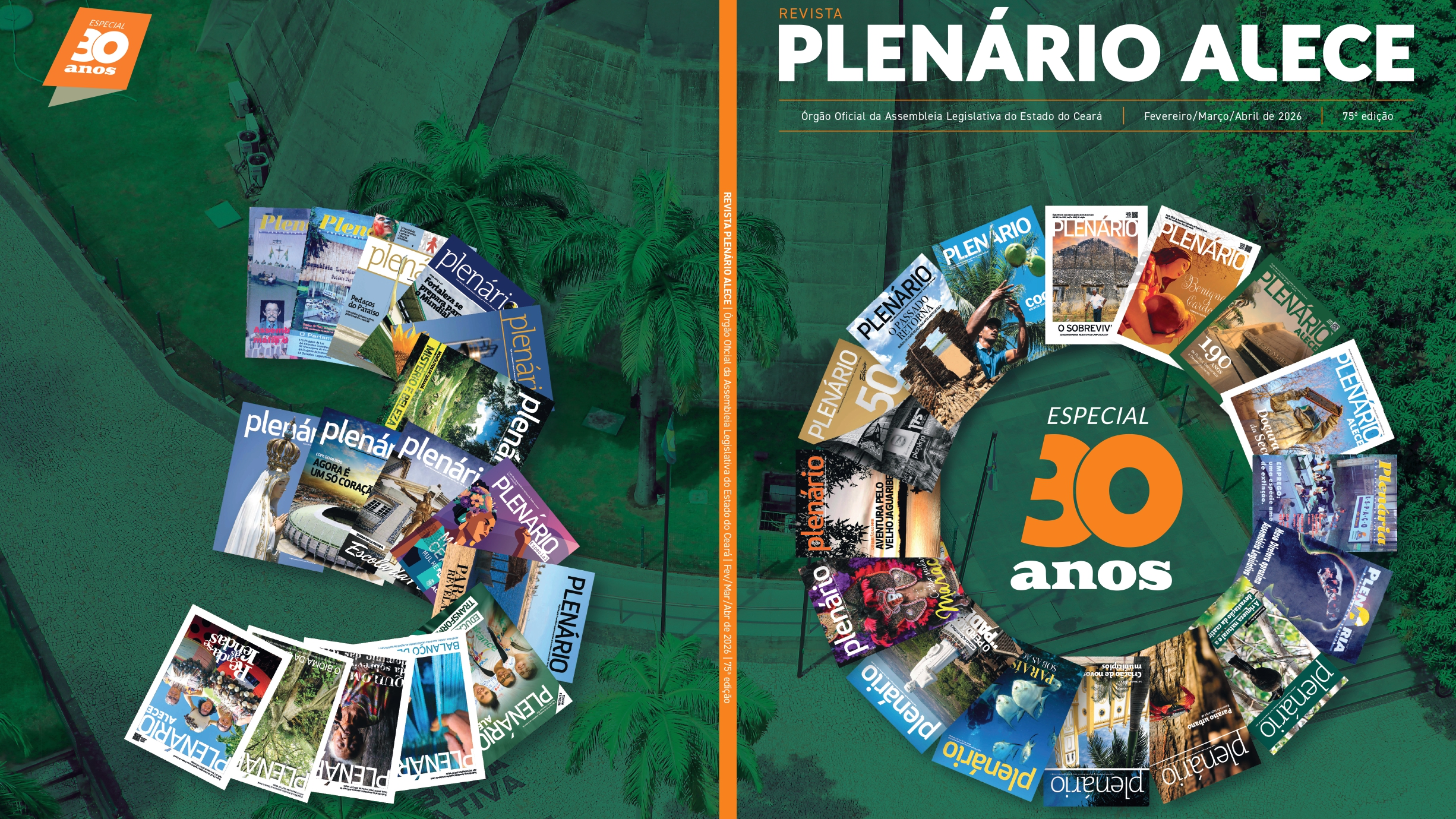 Revista Plenário Alece celebra 30 anos com novo projeto gráfico e compromisso com o futuro
