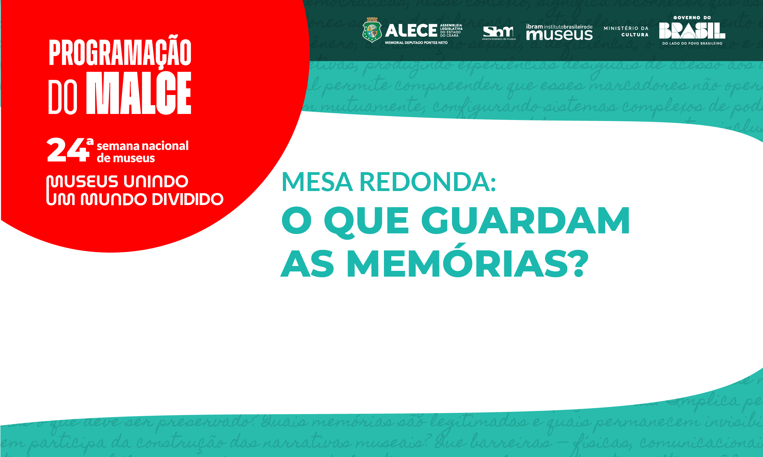 Malce promove roda de conversa sobre memória durante a Semana Nacional de Museus