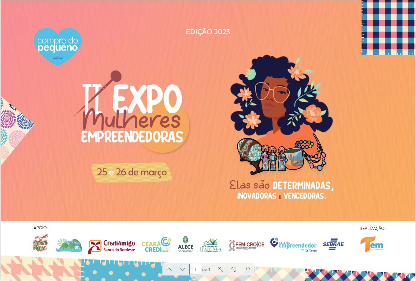 Alece é parceira da segunda edição da Expo Mulheres Empreendedoras