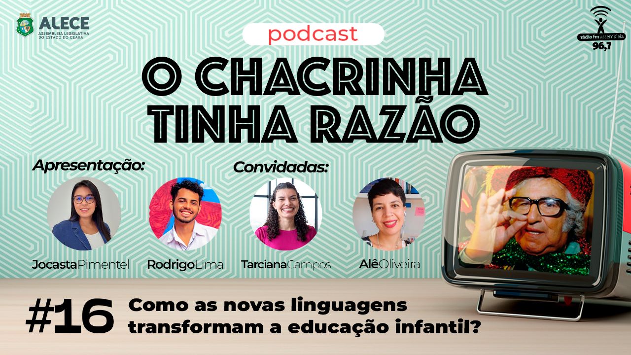 Podcast Chacrinha Tinha Razão aborda o impacto das novas tecnologias na infância