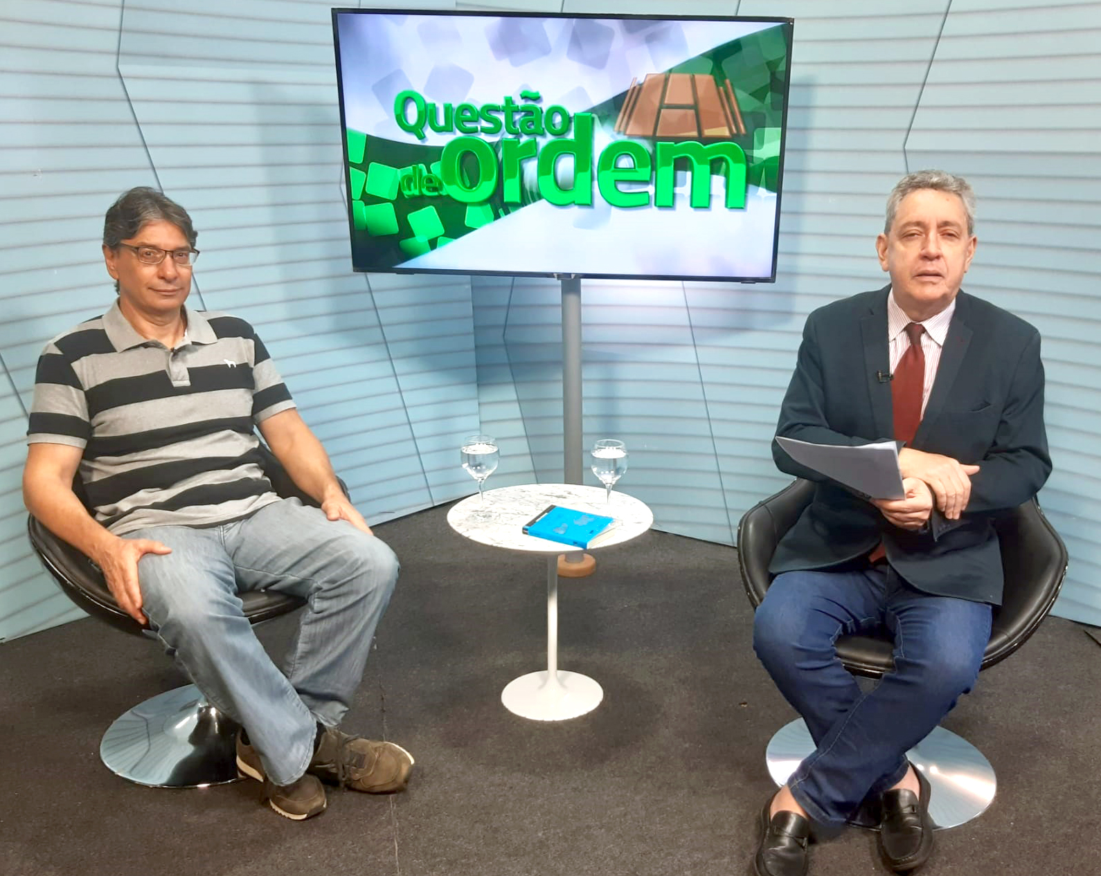 Economista Marcio Pochmamm e jornalista Renato Abreu