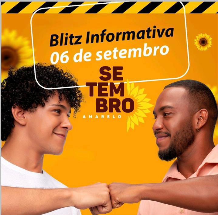 Campanha Setembro Amarelo da Alece promove blitz educativa