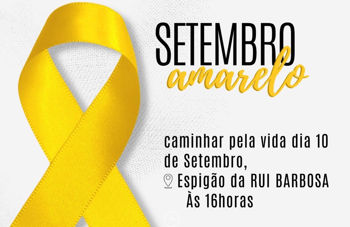 Alece será parceira de caminhada de conscientização e prevenção ao suicídio