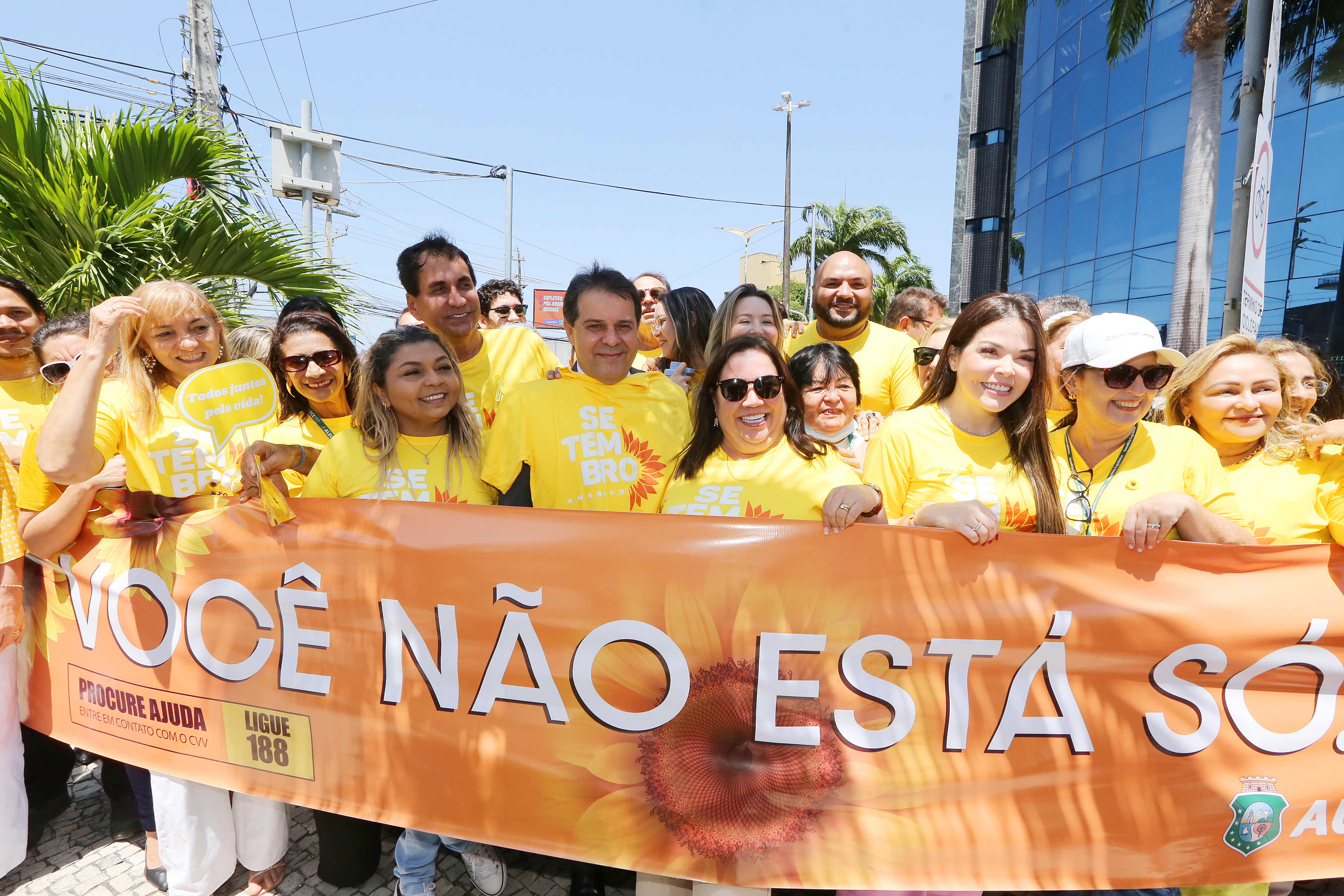 Alece realizou blitz alusiva à campanha institucional Setembro Amarelo