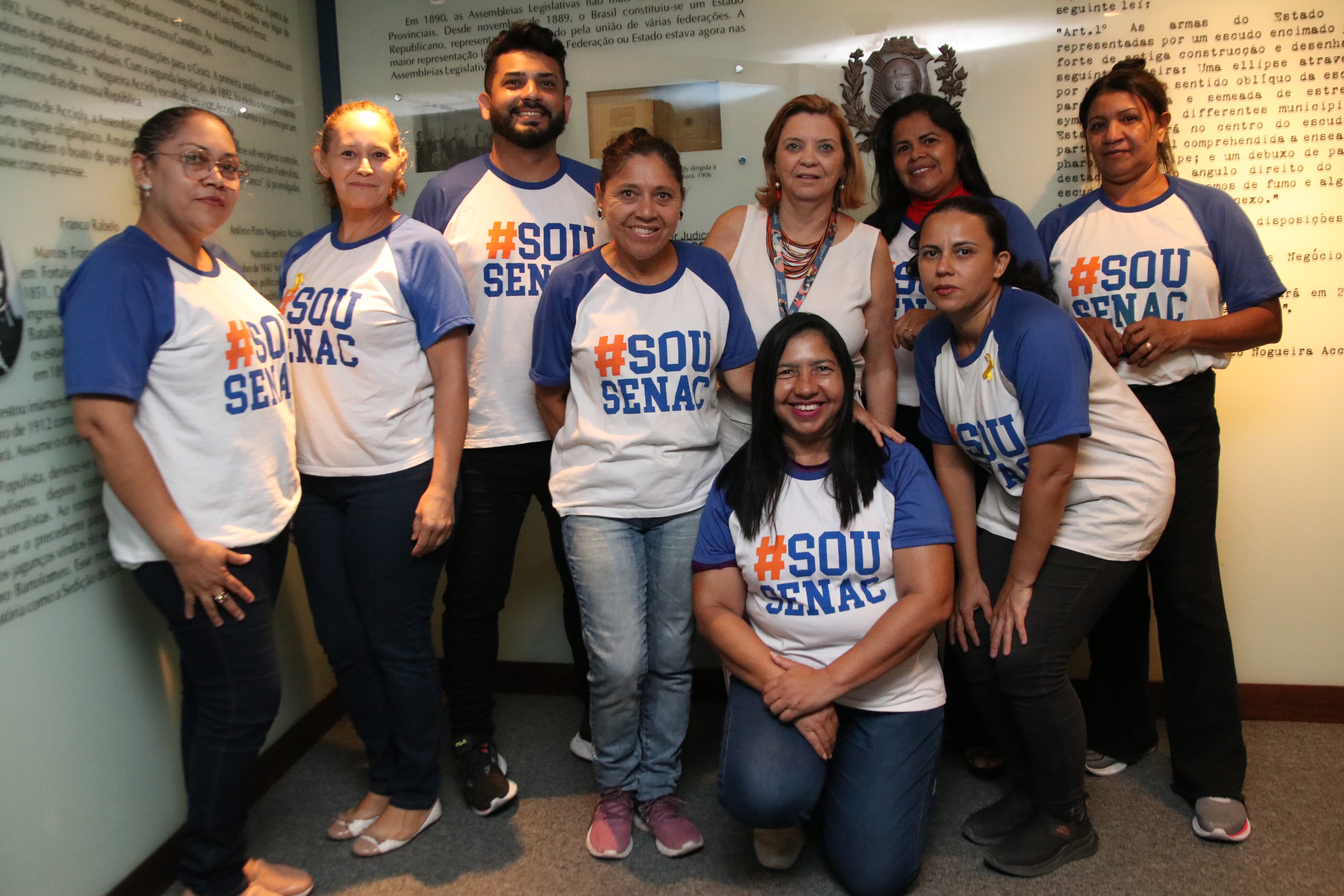 Alunos do curso de Recepcionista, Eventos e Turismo do Senac visitam Alece