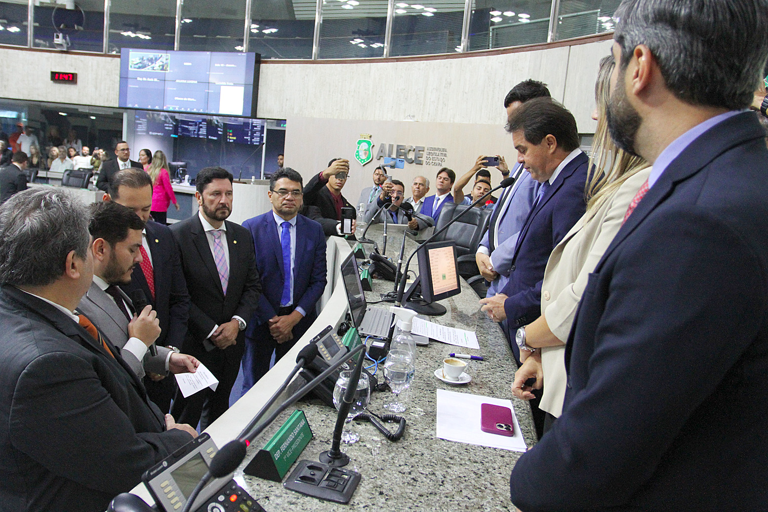 Deputado Audic Mota (MDB), toma posse durante a sessão plenária