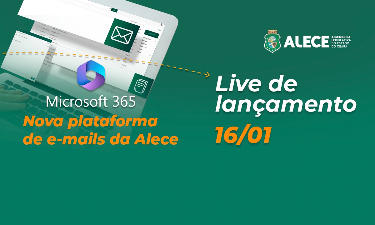 Alece promove live para lançamento de migração da plataforma de e-mails