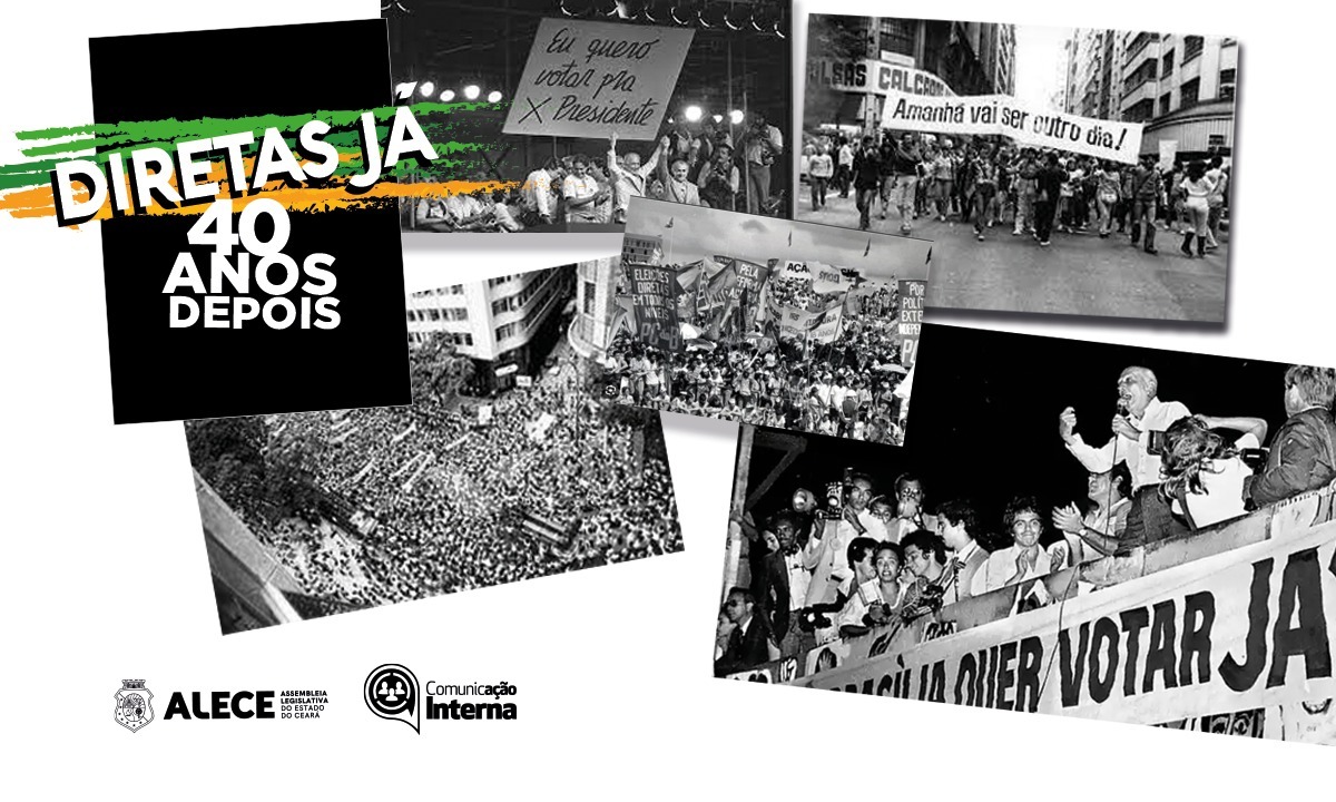 Campanha pelas Diretas Já chega aos 40 anos