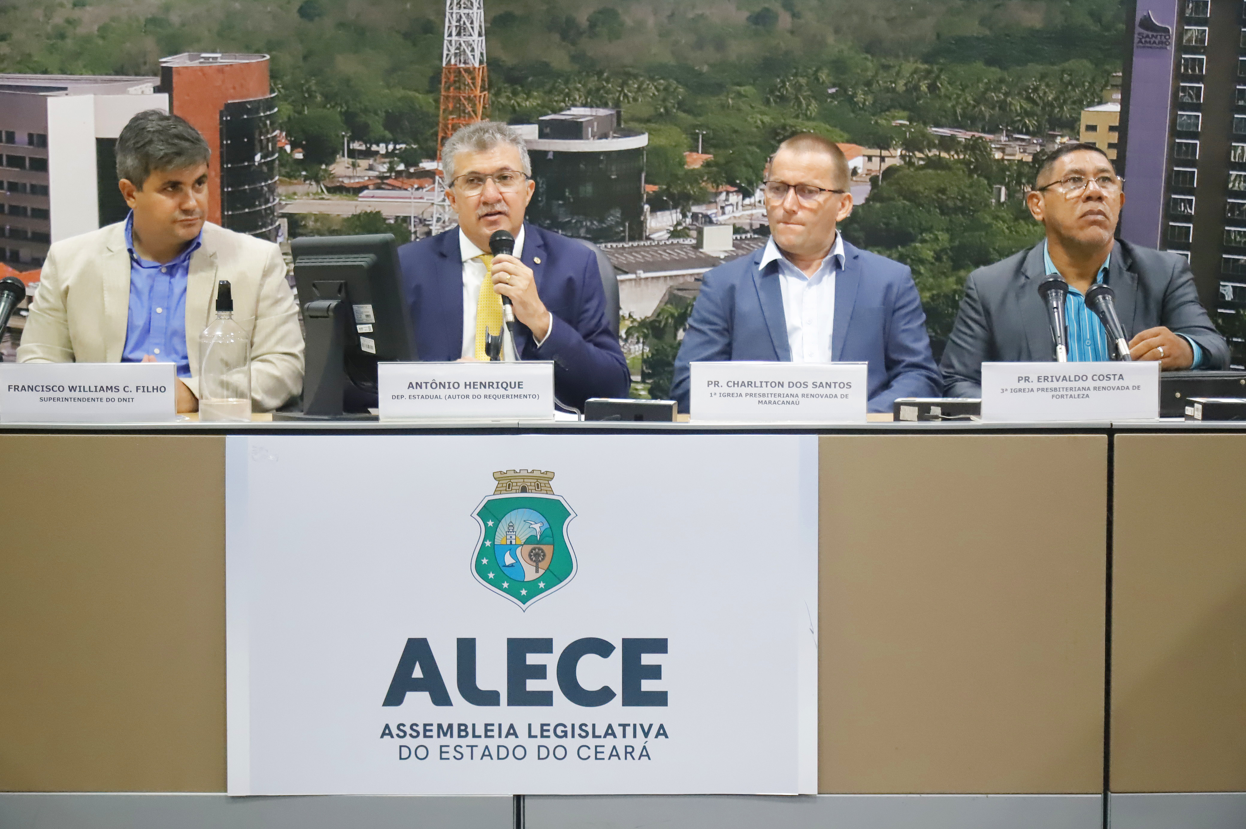 Riscos e transtornos causados pela obra do 4º Anel Viário são debatidos na Alece