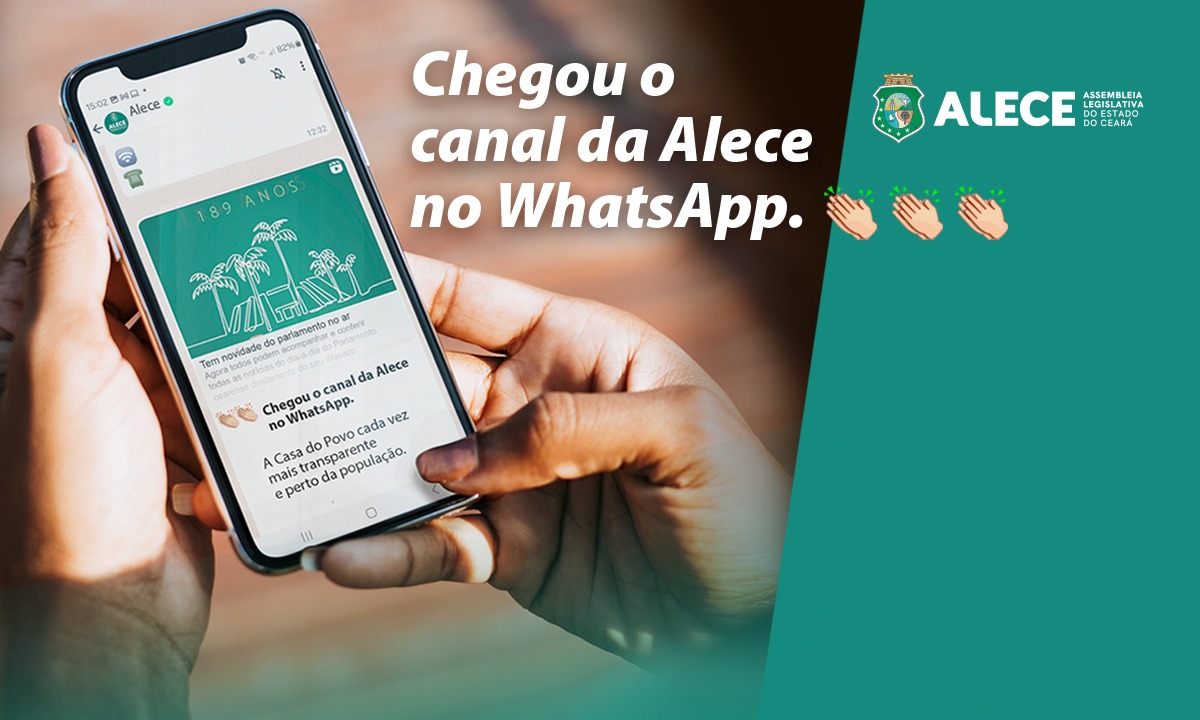 Alece lança canal no WhatsApp com informações sobre ações e serviços para população