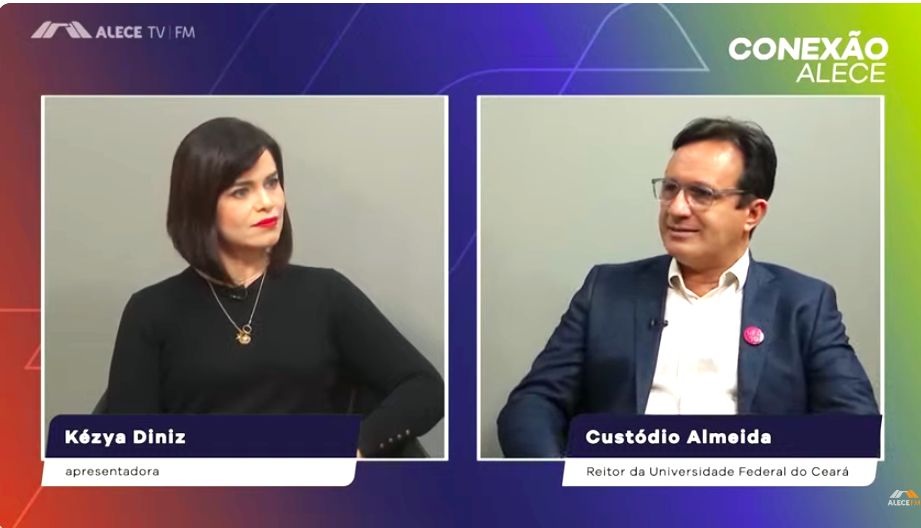 Conexão Alece recebeu o professor e reitor da Universidade Federal do Ceará (UFC), Custódio Almeida
