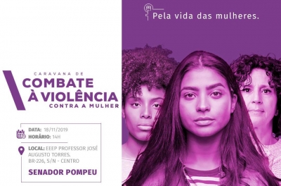 Procuradoria da Mulher realiza em Senador Pompeu 11ª visita da caravana