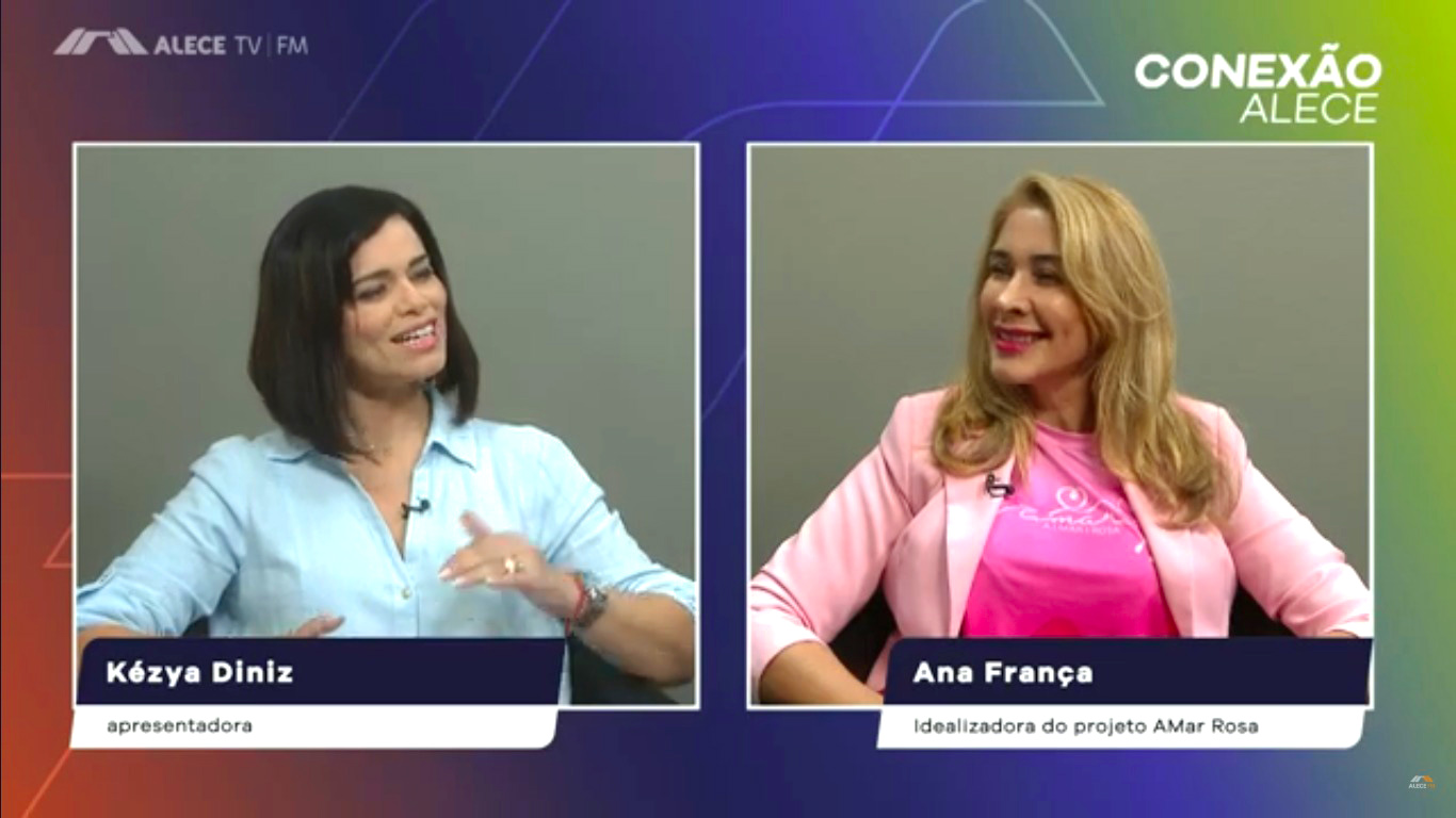 Jornalista Kézya Diniz entrevista Ana França, idealizadora do projeto AMar Rosa