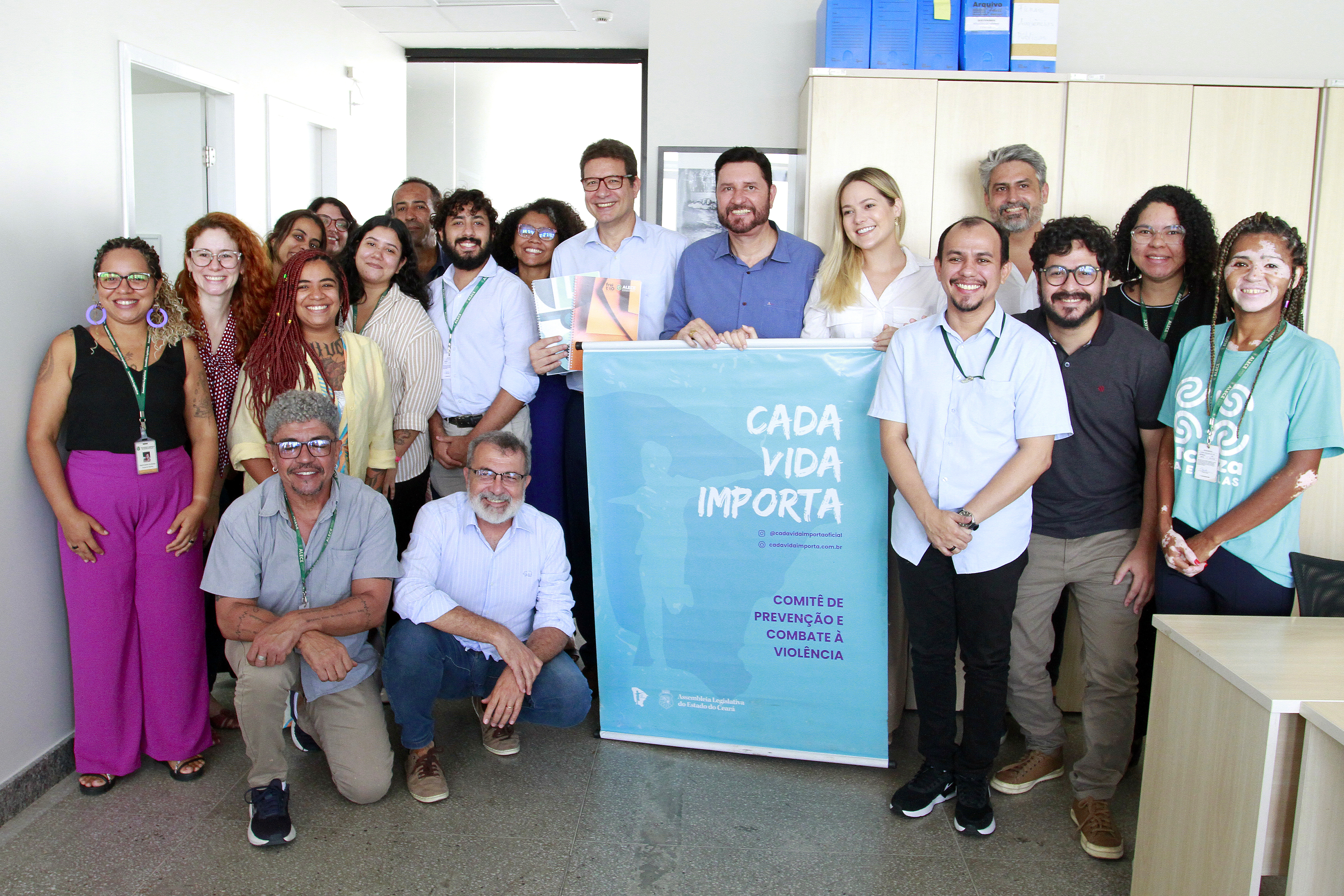 visita do presidente e primeira-dama da Alece