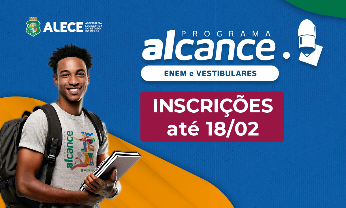 Programa Alcance Enem recebe inscrições até esta terça-feira (18/02)