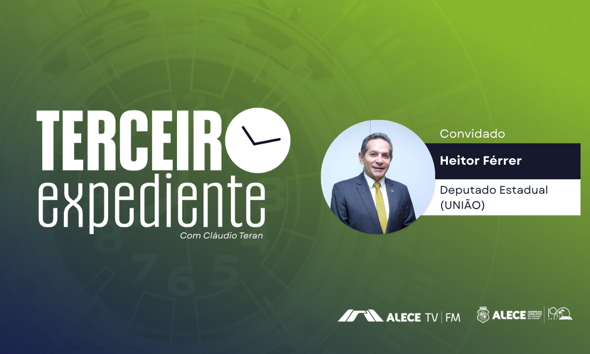 Heitor Férrer apresenta ações do mandato no programa Terceiro Expediente