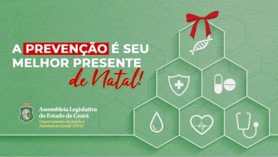 DSAS lança campanha "A Prevenção é seu Melhor Presente de Natal"