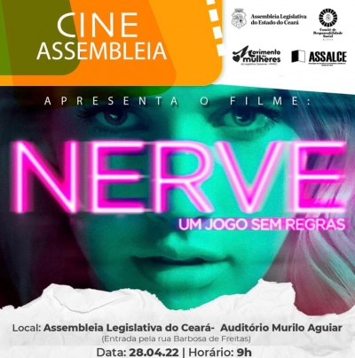"Nerve: Um jogo sem regras" será exibido do Cine Assembleia nesta quinta