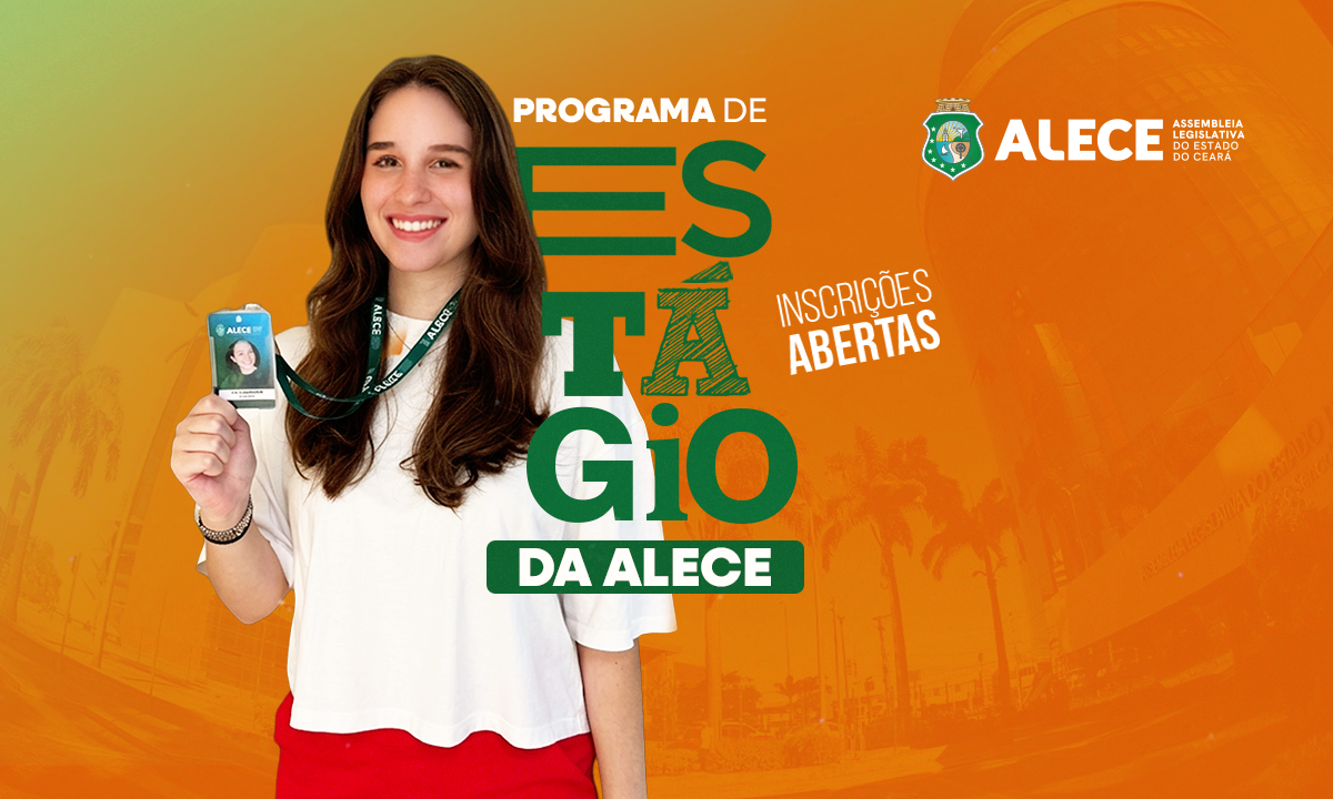 Alece abre seleção para estagiários de níveis superior, médio e profissionalizantes